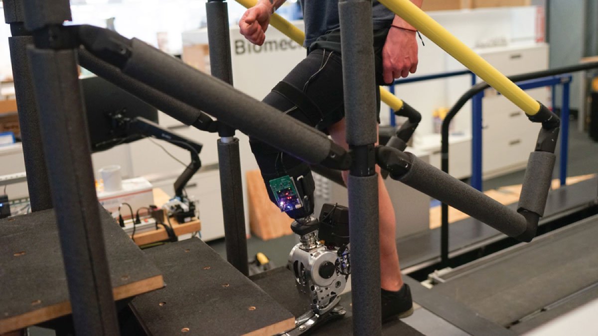 Nervous System Prosthesis Enables Natural Walking for Amputees